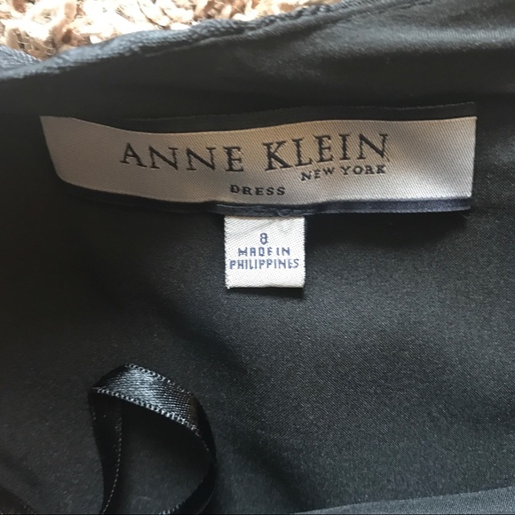 NWOT Anne Klein NY Rose Print Asymmetrical Dress - Picture 4 of 5